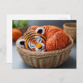AI Yarn Tiger Briefkaart (Voorkant / Achterkant)