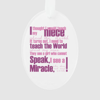 Aicardi Niece Oval Ornament