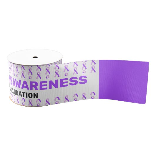 Aicardi Syndrome Awareness Pattern Ribbon Grosgrain Lint (Spoel)