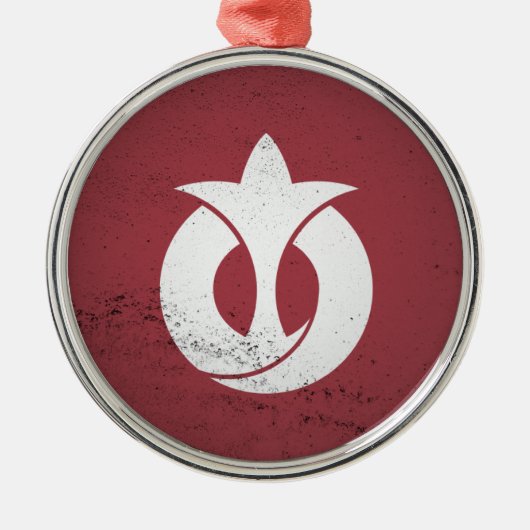 Aichi-prefectuur Metalen Ornament (Voorkant)