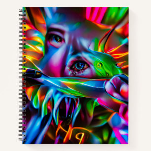 Aichmofobie: levendige surrealistische kunst notitieboek