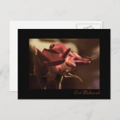 Aïd Moubarak - carte postale rouge (Devant / Derrière)