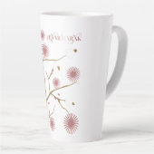 Aïd Moubarak Latte Mug - Lame de soleil esthétique (Angle droit)