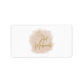 Aid Mubarak Said Etiket (Voorkant)