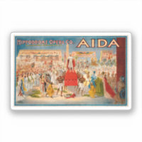 Aida opera vintage poster (1908)