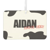 Aidan's "Angus Beef" Trendy luchtverfrisser (Achterkant)