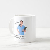 Aidant de carrière Mug drôle, Appréciation (Devant gauche)