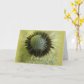 Aide aux pandelions CC0501 Carte de voeux (Fleur jaune)