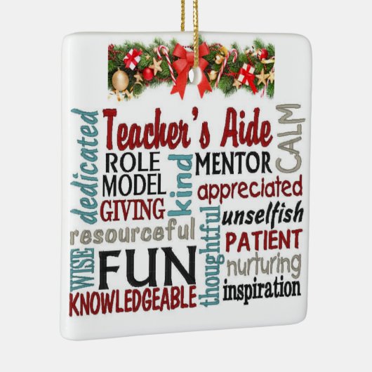 ****AIDE DE L'ENSEIGNANT**** ORNEMENT DE NOËL (Droite)