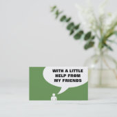 aide de ma référence comique de bulle d'amis (Debout devant)