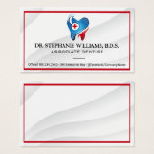 Aide dentaire Logo pour dents | dentisterie (Devant & derrière)