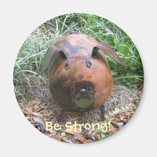 Aide diététique à aimants à piggy (Devant)