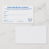 "AIDE ! J'ai des affaires vigilantes de carte (Devant / Derrière)