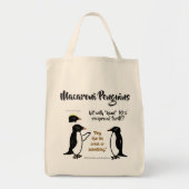 Aide Macaroni Penguins par RoseWrites Sac fourre-t (Devant)