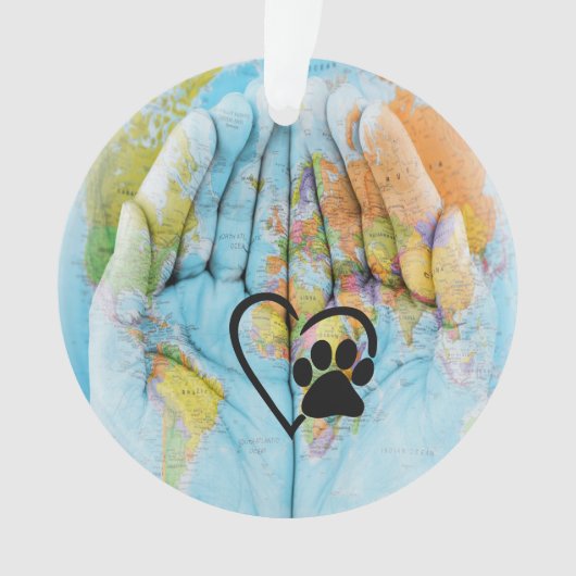 Aide Mains Animal Paw Ornament (devant)