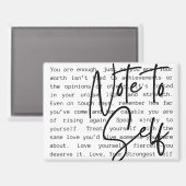 "Aide-mémoire" Magnet Inspirant (Recto/Verso)