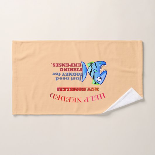 AIDE NÉCESSAIRE. (Serviette à main)