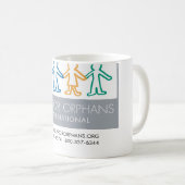 Aide pour la tasse de café blanc d'orphelins (Devant droit)