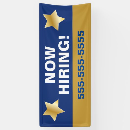 Aide Recherchée, maintenant embaucher la bannière (Vertical)