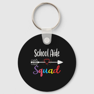 Aide Squad Plezier Terug naar School Teacher Suppl Sleutelhanger