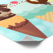Aide-toi Ice Cream Sundae Bar Poster (Coin)