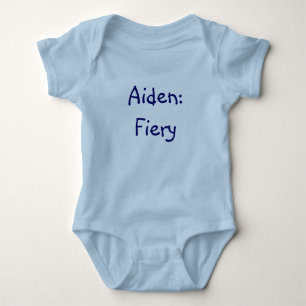 Aiden Baby betekent Bodysuit