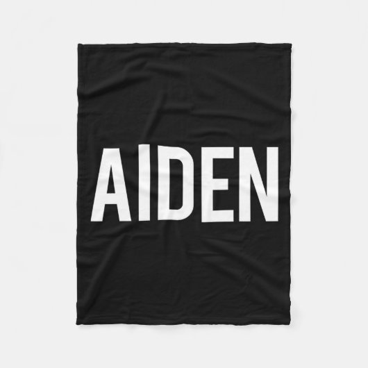 Aiden - Cool New Funny Name Fan Gift Tee  Fleece Deken (Voorkant)