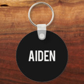 Aiden - Cool New Funny Name Fan Gift Tee  Sleutelhanger (Voorkant)