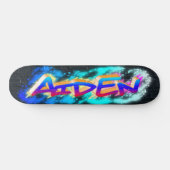 AIDEN Customisé Graffiti Skateboard (Horz)