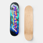 AIDEN Customisé Graffiti Skateboard (Recto)