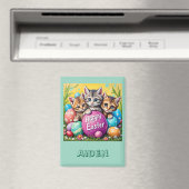 AIDEN ~ EASTER KITTENS Easter Eggs~  Magnet Magneet (Insitu (Vaatwasser))