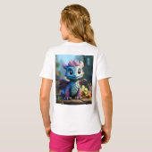 Aiden, een grillige draak t-shirt (Achterkant volledig)