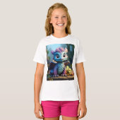 Aiden, een grillige draak t-shirt (Voorkant volledig)