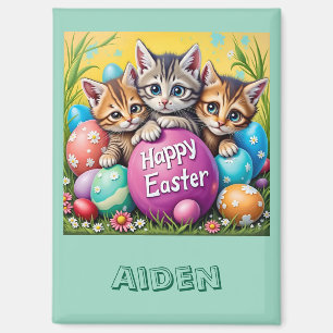 AIDEN ~ LAPINS DE PÂQUES Œufs de Pâques ~ Aimant