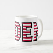 Aiden Prénom USA styled Tasse Café (Devant droit)