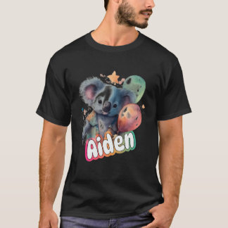 Aiden - Schattigee jongensnaam met Schattigee koal T-shirt