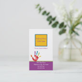 Aider le Carte de visite de la garde d'enfants (Debout devant)