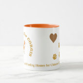 Aider les pattes Corgi Mug (Centre)