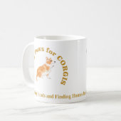 Aider les pattes Mug blanc (Devant gauche)