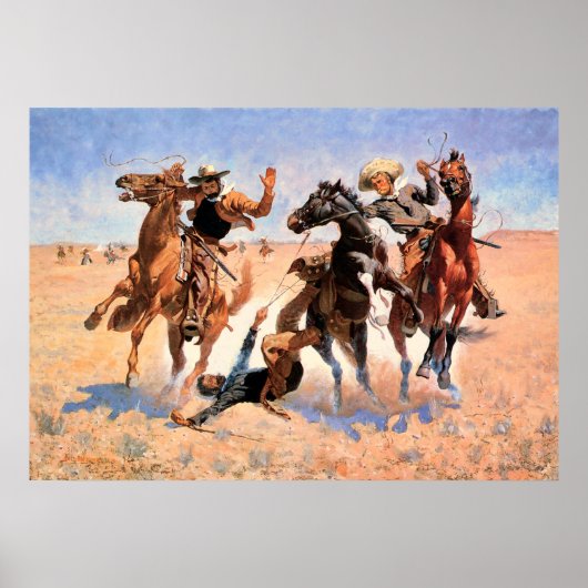 Aider un camarade Poster Vintage de l'Ouest (Devant)