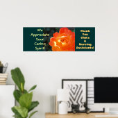 Aides-soignants certifiés CNA affiches d'art Rose (Bureau à domicile)