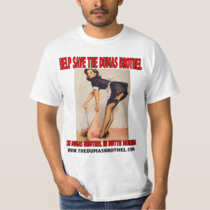 Aidez la domestique à sauver le T-shirt de bordel