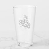 Aidez-moi à avoir besoin d'un verre de fête amusan (Dos)