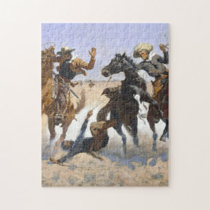Aiding A Comrade 1890 Frederic Remington Legpuzzel