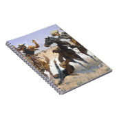 Aiding A Comrade 1890 Frederic Remington Notitieboek (Rechterzijde)