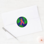 Aids Awareness for All Ronde Sticker (Envelop)