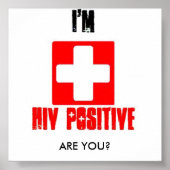 AIDS Bewustmaking Nationale Dag van Actie 2008 Pos Poster (Voorkant)