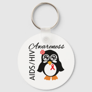 AIDS HIV Awareness Penguin Sleutelhanger