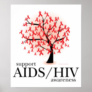 AIDS/HIV-boom Poster