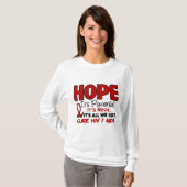 AIDS HIV HOPE 1 T-SHIRT (Voorkant volledig)
